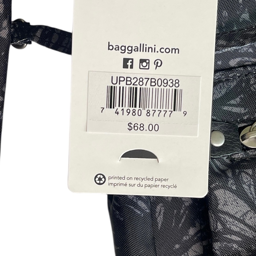 Baggallini NWT Uptown Crossbody Purse + RFID Phone Wristlet Midnight Blossom - Picture 4 of 16